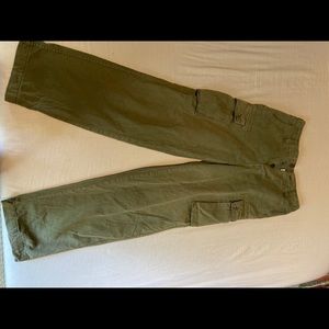 Green cargo pants